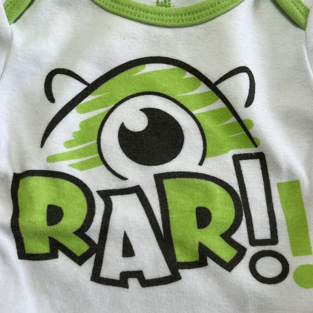 Newborn Monsters Inc onesie - Picture 2 of 3